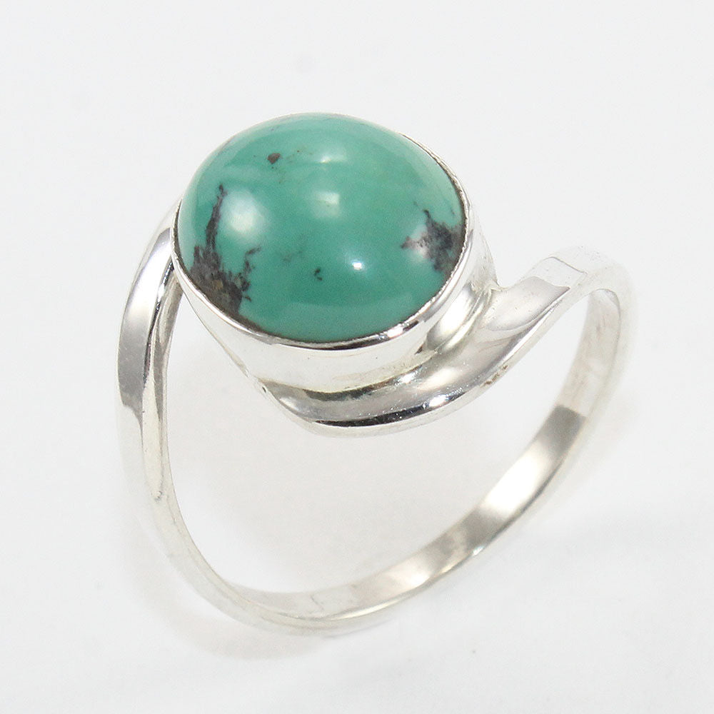 925 SOLID STERLING SILVER NATURAL TURQUOISE GEMSTONES HANDMADE RING, ALL SIZES AVAILABLE