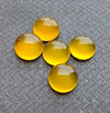 NATURAL MANGO CHALCEDONY ROUND SHAP FLAT BACK CABOCHON CALIBRATED GEMSTONES, ALL CUSTOM SIZES AVAILABLE