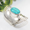 925 SOLID STERLING SILVER NATURAL TURQUOISE GEMSTONES HANDMADE RING, ALL SIZES AVAILABLE