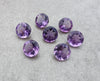 AAA+ QUALITY NATURAL AMETHYST ROUND SHAPE FACETED CUT CALIBRATED GEMSTONES, CUSTOM SIZES AVAILABLE