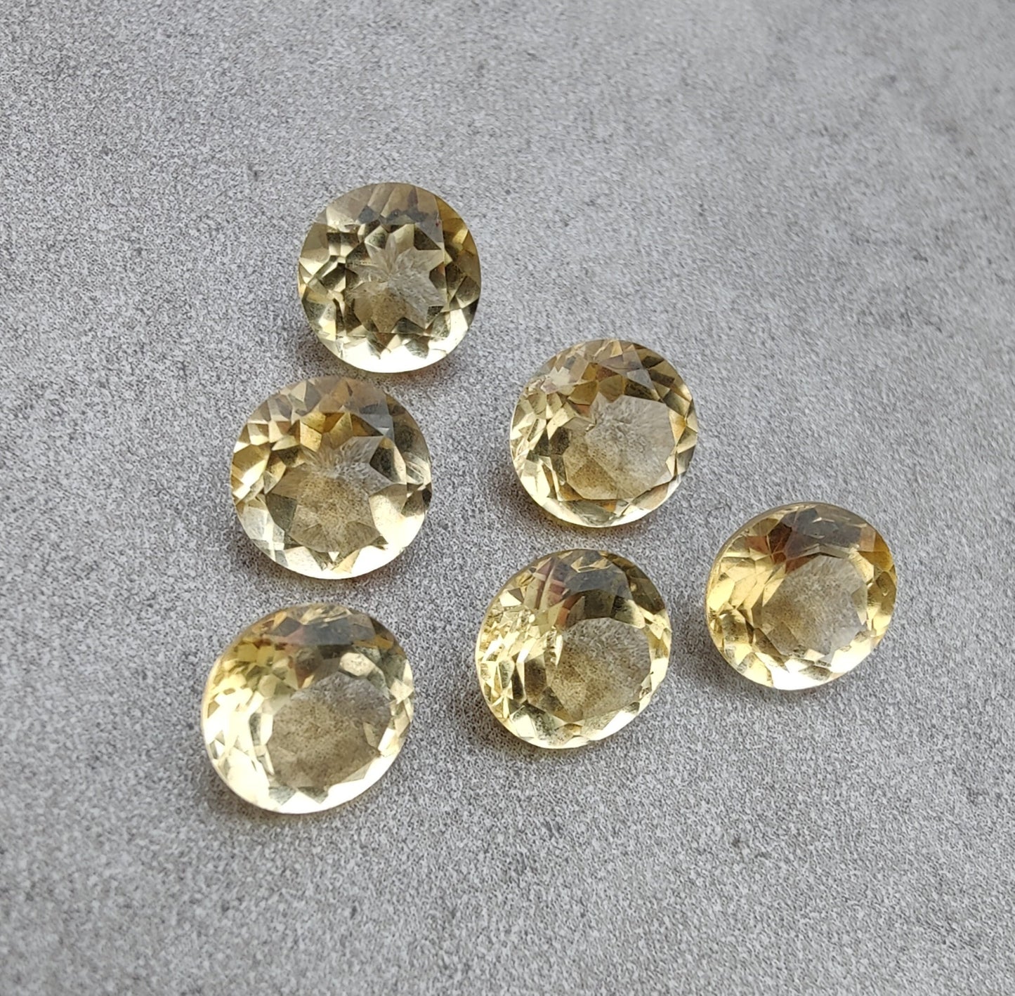 NATURAL CITRINE ROUND SHAPE FACETED CUT AAA+ QUALITY CALIBRTAED WHOLESALE GEMSTONES, CUSTOM SIZES AVAILABLE