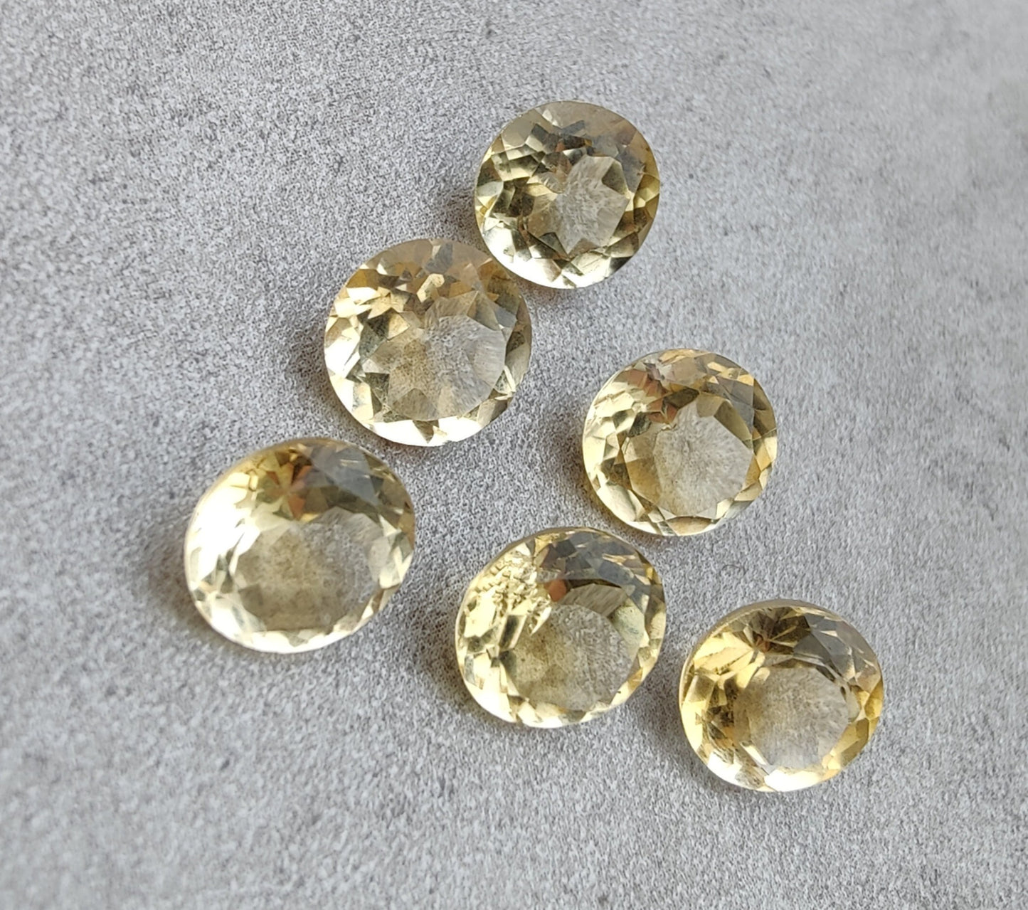 NATURAL CITRINE ROUND SHAPE FACETED CUT AAA+ QUALITY CALIBRTAED WHOLESALE GEMSTONES, CUSTOM SIZES AVAILABLE
