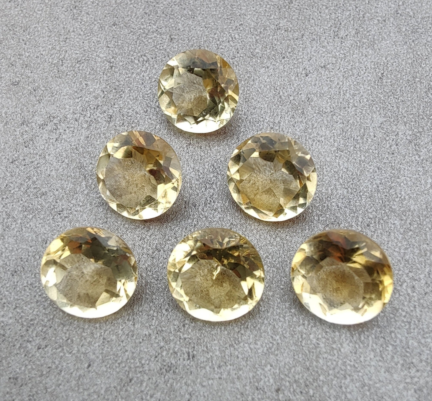 NATURAL CITRINE ROUND SHAPE FACETED CUT AAA+ QUALITY CALIBRTAED WHOLESALE GEMSTONES, CUSTOM SIZES AVAILABLE