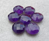 NATURAL AMETHYST ROUND SHAPE BRIOLETTE CUT TOP QUALITY CALIBRATED WHOLESALE GEMSTONES