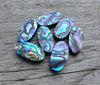 NATURAL ABALONE SHELL CABOCHON FLAT BACK BIG OVAL SHAPE CALIBRATED GEMSTONES, ALL SIZES AVAILABLE