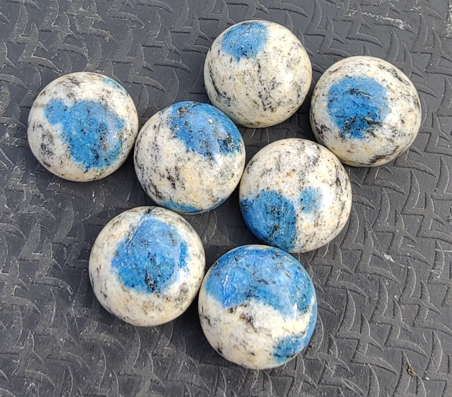 AAA+ QUALITY NATURAL K2 JASPER ROUND SHAPE CABOCHON FLAT BACK CALIBRATED GEMSTONES, ALL SIZES AVAILABLE