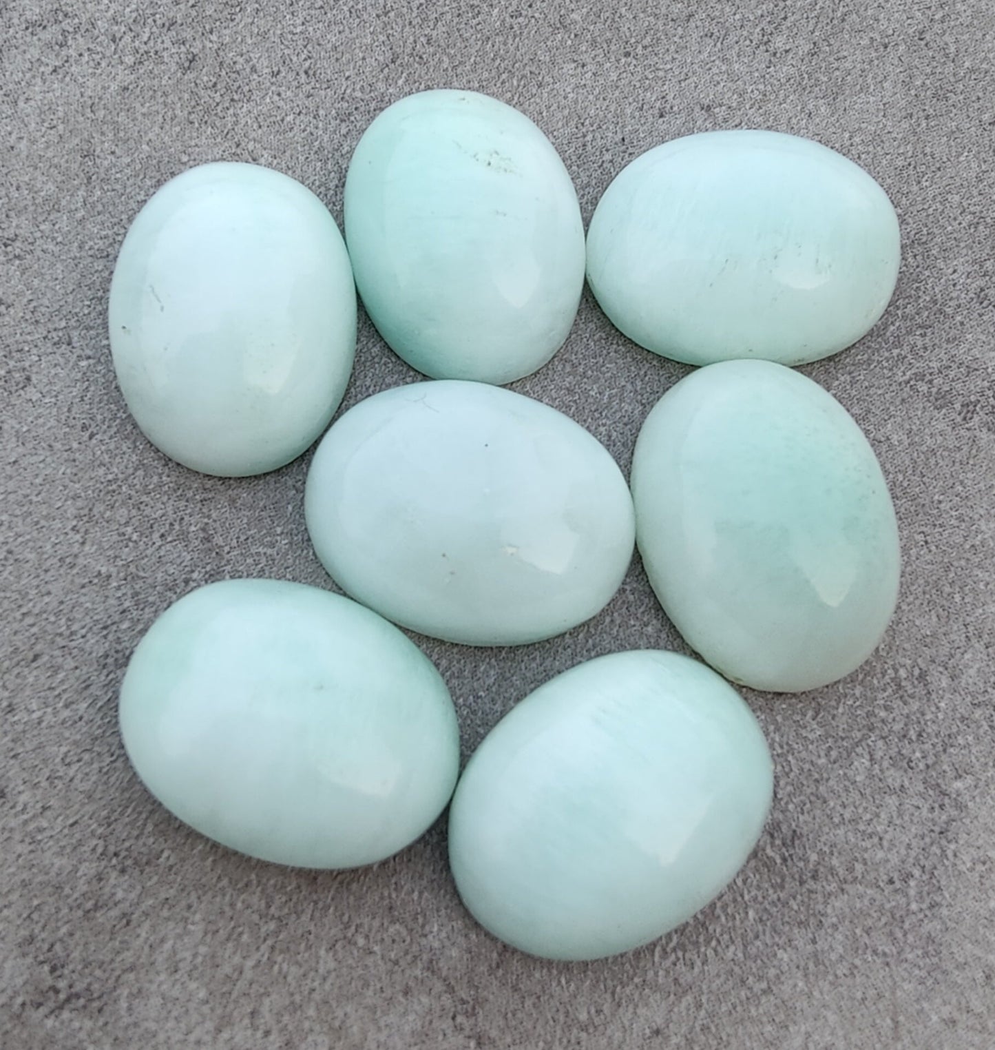 AAA+ QUALITY NATURAL ARAGONITE OVAL SHAPE CABOCHON FLAT BACK CALIRATED GEMSTONES, ALL SIZES AVAILABLE