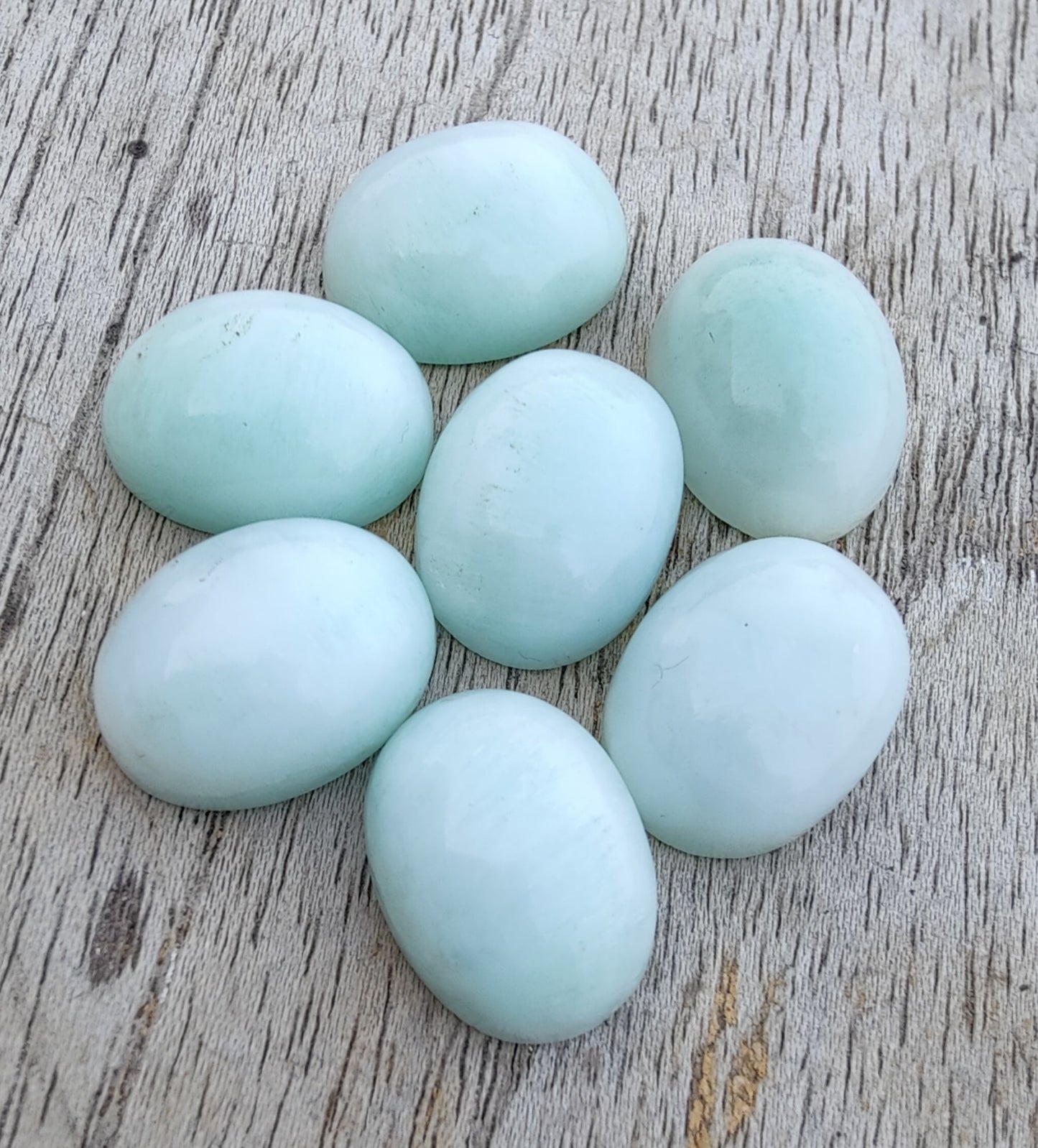AAA+ QUALITY NATURAL ARAGONITE OVAL SHAPE CABOCHON FLAT BACK CALIRATED GEMSTONES, ALL SIZES AVAILABLE