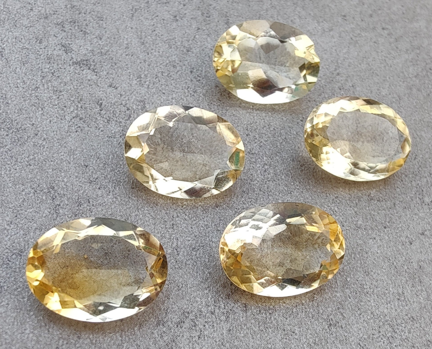 AAA+ QUALITY NATURAL CITRINE OVAL SHAPE FACETED CUT FLAT BACK CALIBRATED WHOLESALE GEMSTONES, ALL SIZES AVAILABLE
