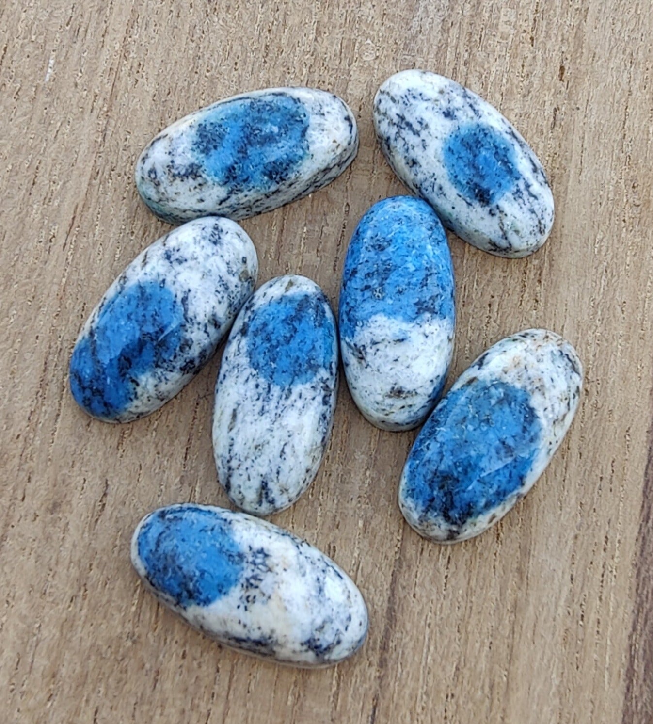 NATURAL K2 JASPER BIG OVAL SHAPE CABOCHON FLAT BACK CALIBRATED BEDA SHAPE GEMSTONES, ALL SIZES AVAILABLE