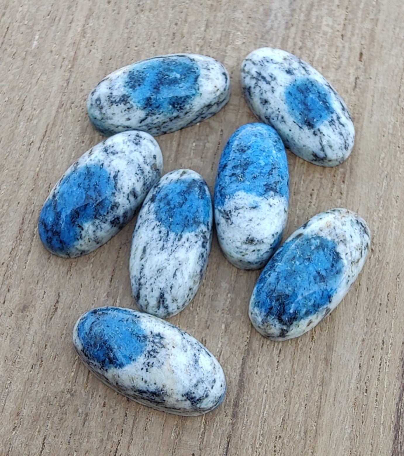 NATURAL K2 JASPER BIG OVAL SHAPE CABOCHON FLAT BACK CALIBRATED BEDA SHAPE GEMSTONES, ALL SIZES AVAILABLE