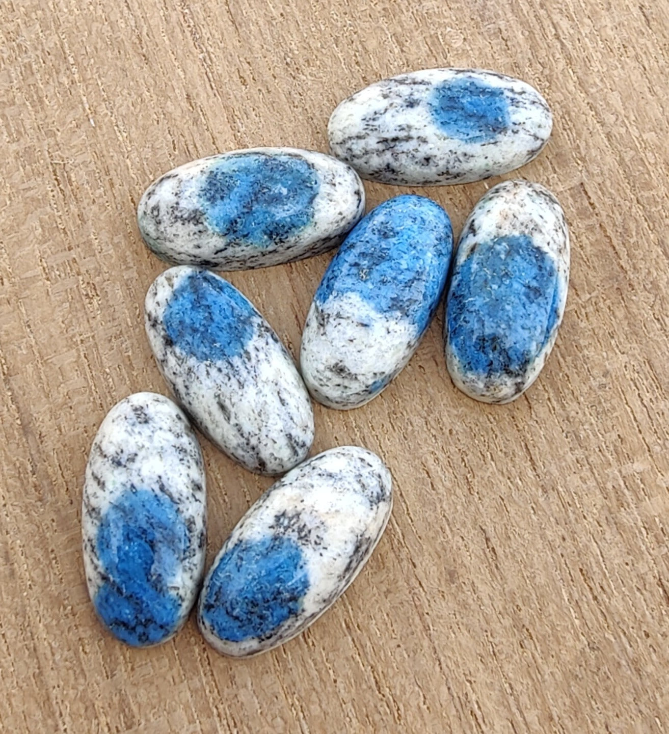 NATURAL K2 JASPER BIG OVAL SHAPE CABOCHON FLAT BACK CALIBRATED BEDA SHAPE GEMSTONES, ALL SIZES AVAILABLE