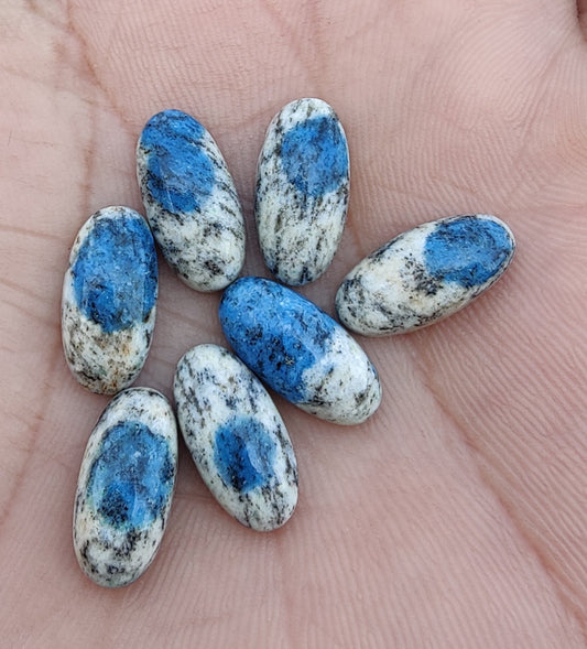 NATURAL K2 JASPER BIG OVAL SHAPE CABOCHON FLAT BACK CALIBRATED BEDA SHAPE GEMSTONES, ALL SIZES AVAILABLE