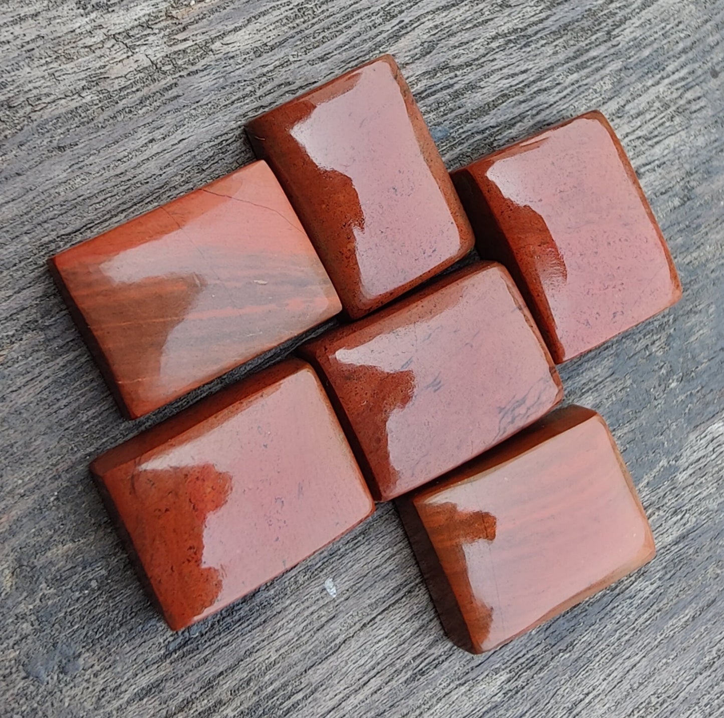 AAA+ QUALITY NATURAL RED JASPER RECTANGLE SHAPE CABOCHON FLAT BACK CALIBRATED LOOSE GEMSTONES, ALL SIZES AVAILABLE