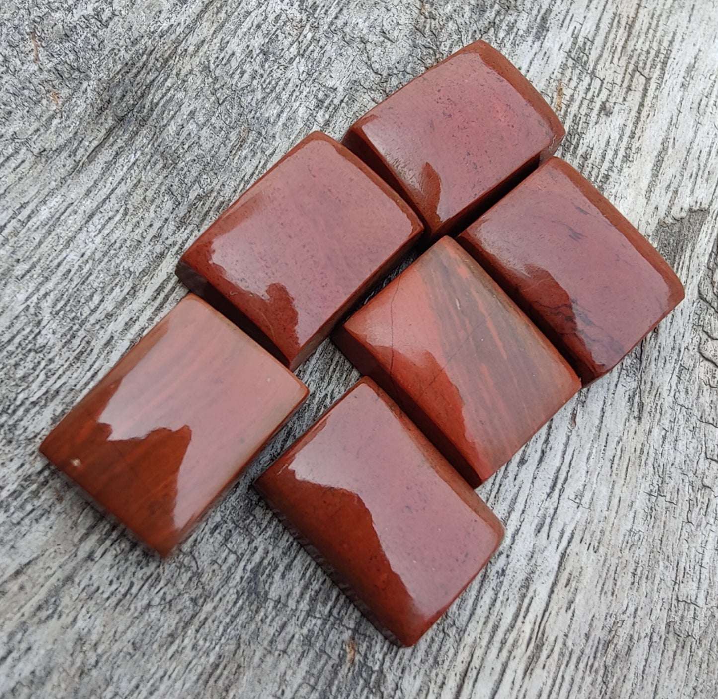 AAA+ QUALITY NATURAL RED JASPER RECTANGLE SHAPE CABOCHON FLAT BACK CALIBRATED LOOSE GEMSTONES, ALL SIZES AVAILABLE