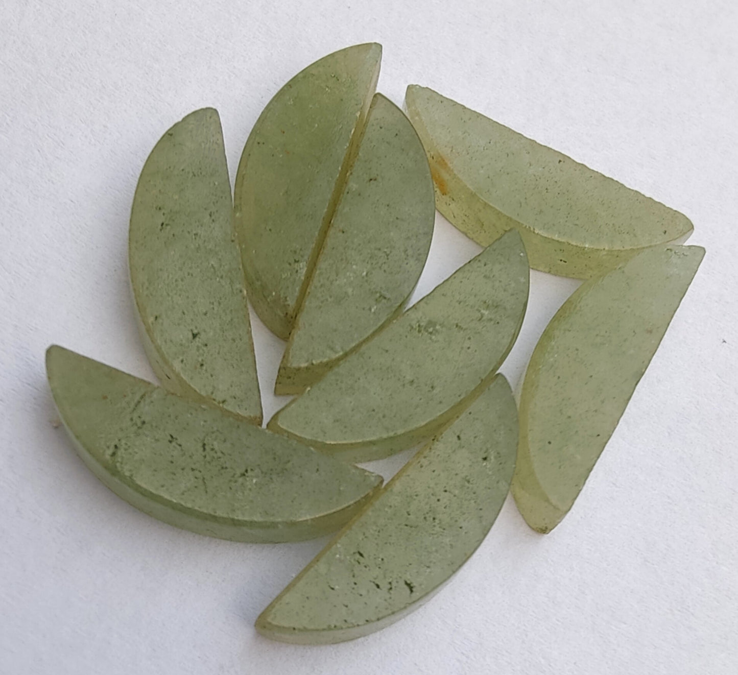 AAA+ Quality Natural Aventurine D Shape Cabochon Flat Back Calibrated Wholesale Loose Gemstones, All Sizes Available