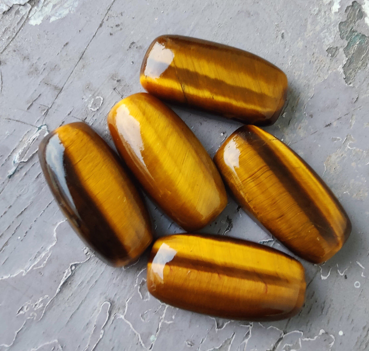 AAA+ Quality Natural Tiger Eye Rectangle Cushion Shape Cabochon Flat Back Calibrated Wholesale Gemstones, All Sizes Available