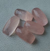 AAA+ Quality Natural Rose Quartz Big Cushion Shape Cabochon Flat Back Calibrated Shape Wholesale Gemstones, All Sizes Available