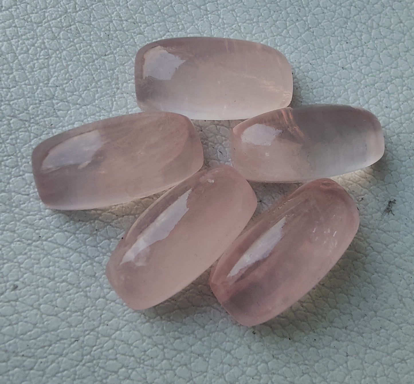 AAA+ Quality Natural Rose Quartz Big Cushion Shape Cabochon Flat Back Calibrated Shape Wholesale Gemstones, All Sizes Available