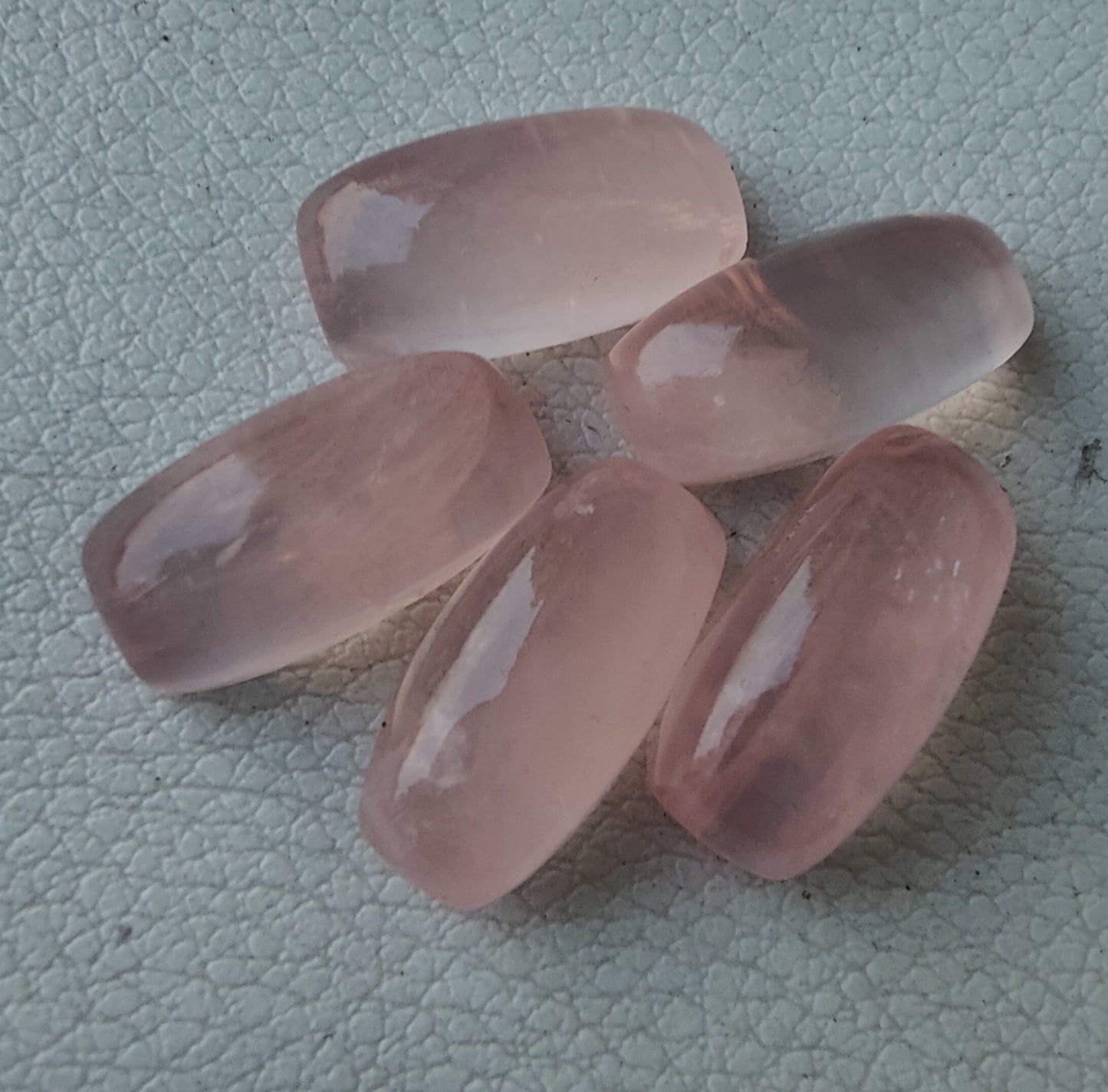 AAA+ Quality Natural Rose Quartz Big Cushion Shape Cabochon Flat Back Calibrated Shape Wholesale Gemstones, All Sizes Available
