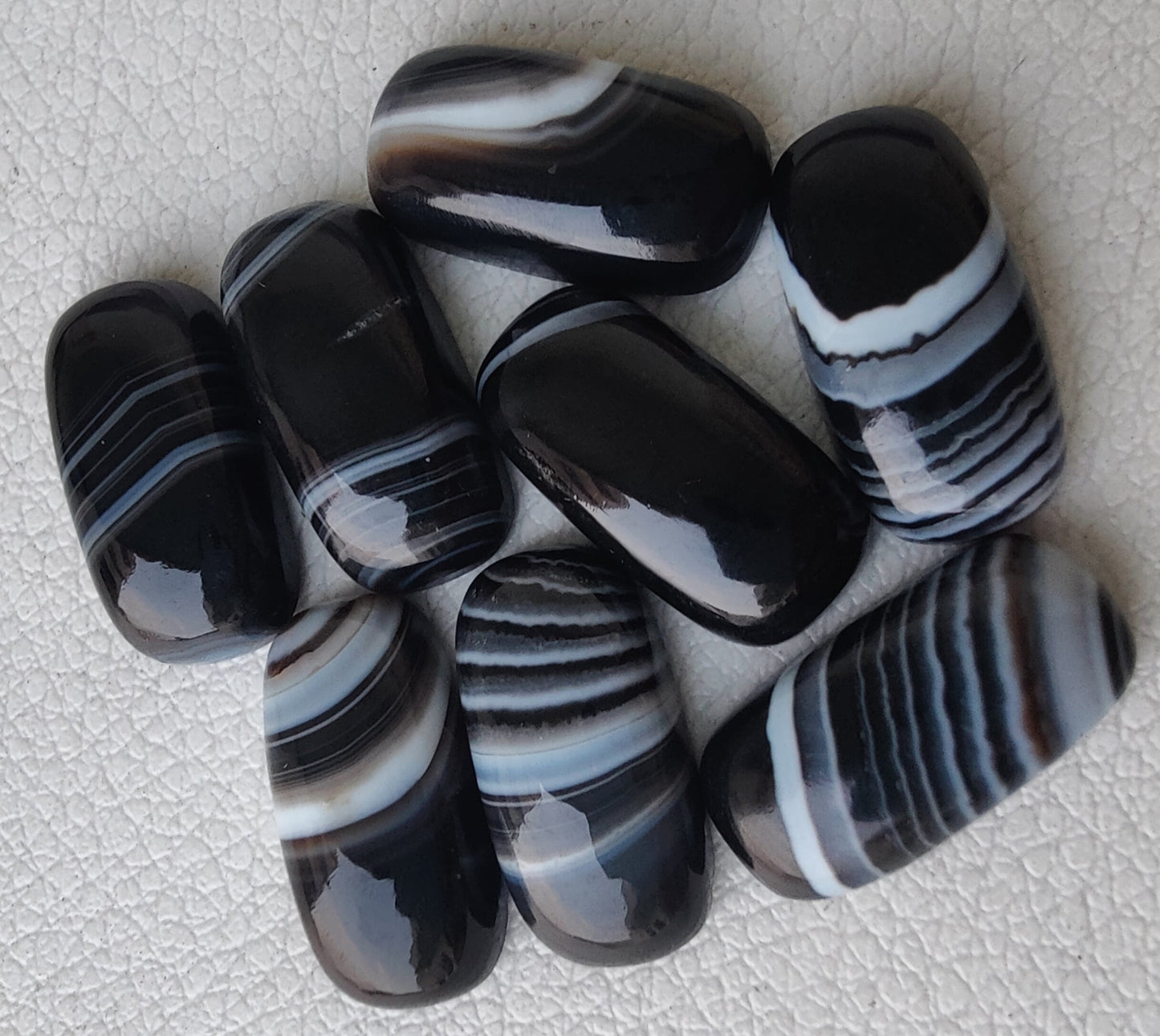 AAA+ Quality Natural Botswana Agate Big Cushion Shape Cabochon Flat Back Calibrated Shape Wholesale Gemstones, All Sizes Available