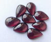AAA+ Quality Natural Garnet Teardrop Shape Cabochon Flat Back Calibrated Pear Shape Wholesale Gemstones, Custom Sizes Available (Copy)