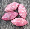 AAA+ Quality Natural Thulite Marquise Shape Cabochon Flat Back Calibrated Wholesale Gemstones, All Sizes Available