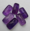 AAA+ Quality Natural Amethyst Big Cushion Shape Cabochon Flat Back Calibrated Shape Wholesale Gemstones, All Sizes Available
