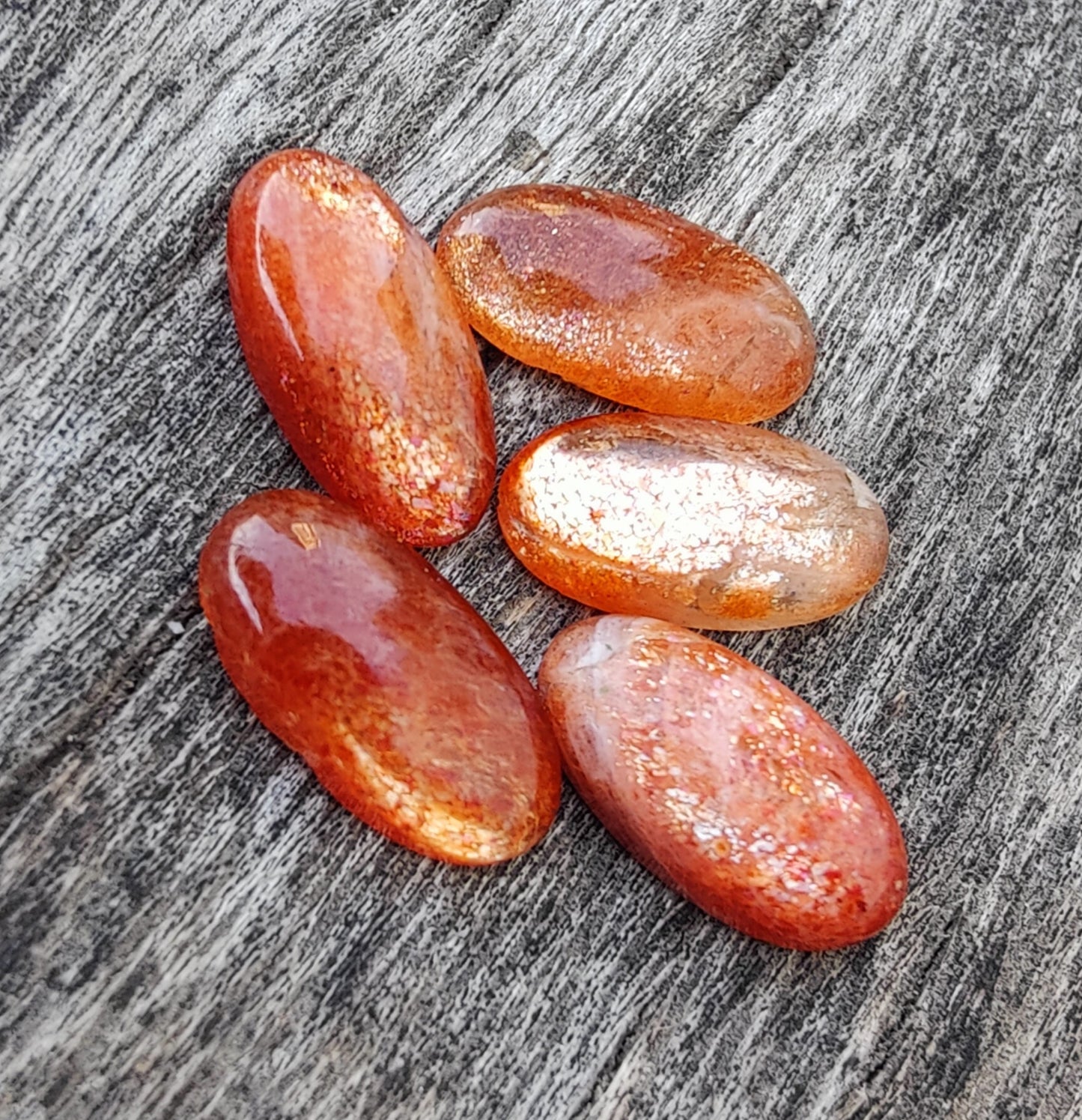 AAA+ Quality Natural Sunstone Big Oval Shape Cabochon Flat Back Calibrated Beda Shape Gemstones, All Sizes Available
