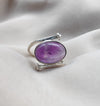 925 SOLID STERLING SILVER NATURAL AMETHYST HANDMADE RING, ALL SIZES AVAILABLE
