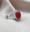 925 SOLID STERLING SILVER NATURAL CARNELIAN GEMSTONE HANDMADE RING, ALL SIZES AVAILABLE
