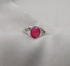 925 SOLID STERLING SILVER NATURAL RUBY GEMSTONE HANDMADE RING, ALL SIZES AVAILABLE