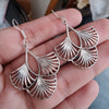 925 SOLID STERLING SILVER HOOK EARRING