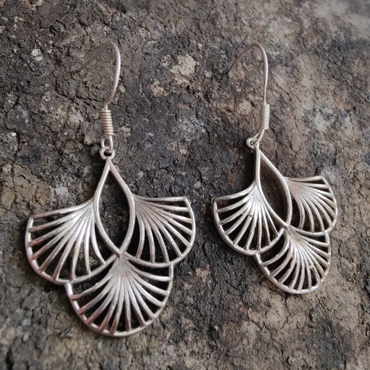 925 SOLID STERLING SILVER HOOK EARRING