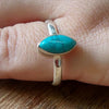925 SOLID STERLING SILVER NATURAL TURQUOISE GEMSTONES HANDMADE RING, ALL SIZES AVAILABLE