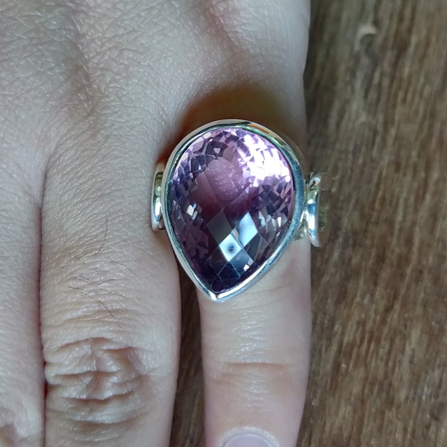 925 SOLID STERLING SILVER NATURAL PURPLE AMETHYST GEMSTONES HANDMADE RING, ALL SIZES AVAILABLE