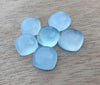 AAA+ Quality Natural Aqua Milky Square Cushion Shape Cabochon Flat Back Calibrated Wholesale Gemstones, All Sizes Available