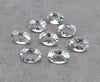 AAA+ Quality Natural Crystal Quartz Oval Shape Faceted Cut Calibrated Wholesale Gemstones, All Sizes Available