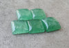 Natural Green Strawberry Quartz Square Shape Cabochon Flat Back Calibrated AAA+ Quality Wholesale Gemstones, All Sizes Available