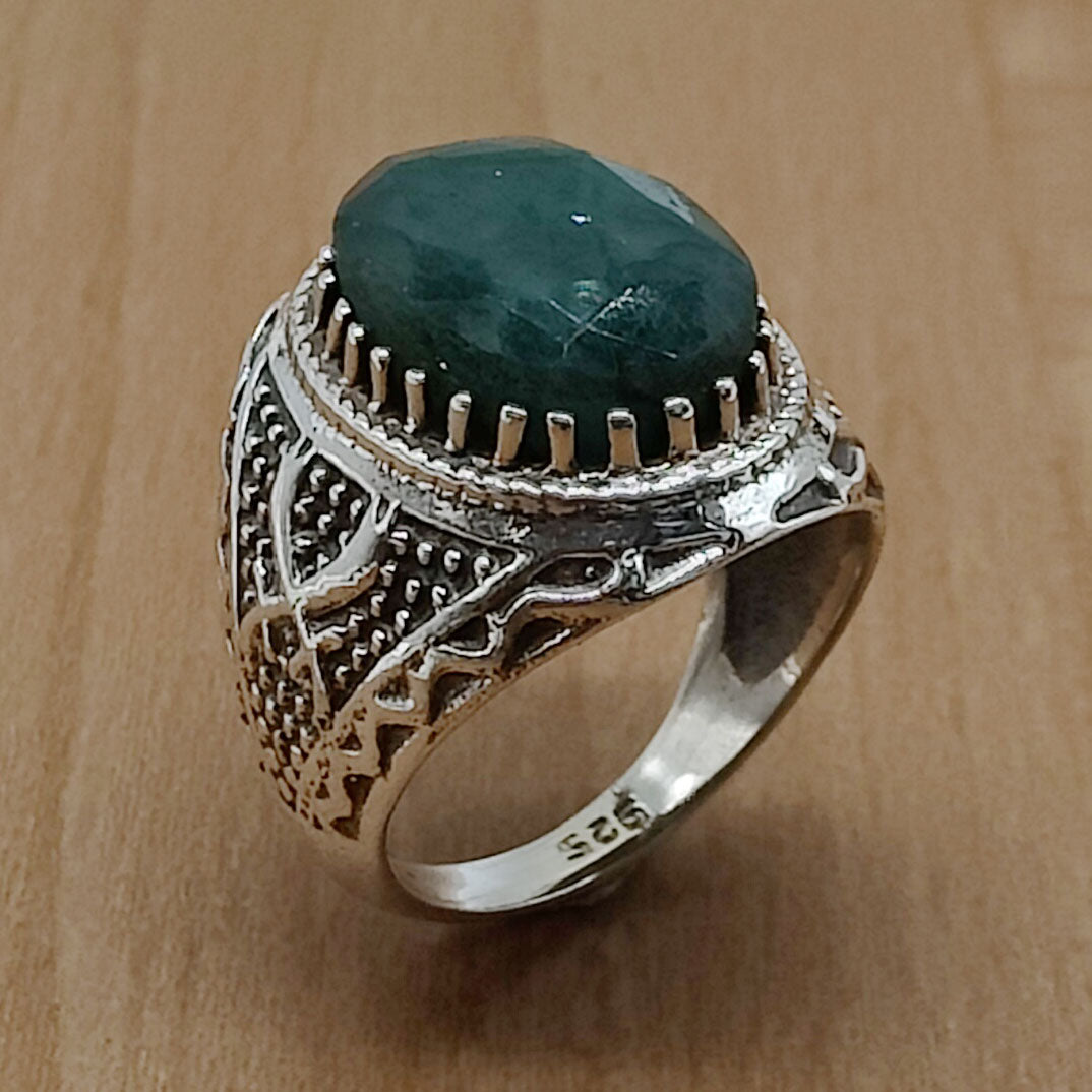 925 SOLID STERLING SILVER NATURAL GEMSTONES RINGS, ALL SIZES AVAILABLE