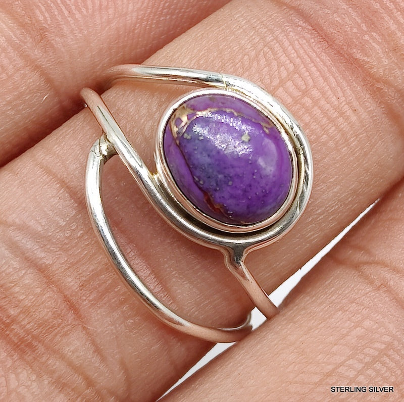 925 SOLID STERLING SILVER NATURAL GEMSTONES HANDMADE SMALL RINGS, ALL SIZES AVAILABLE