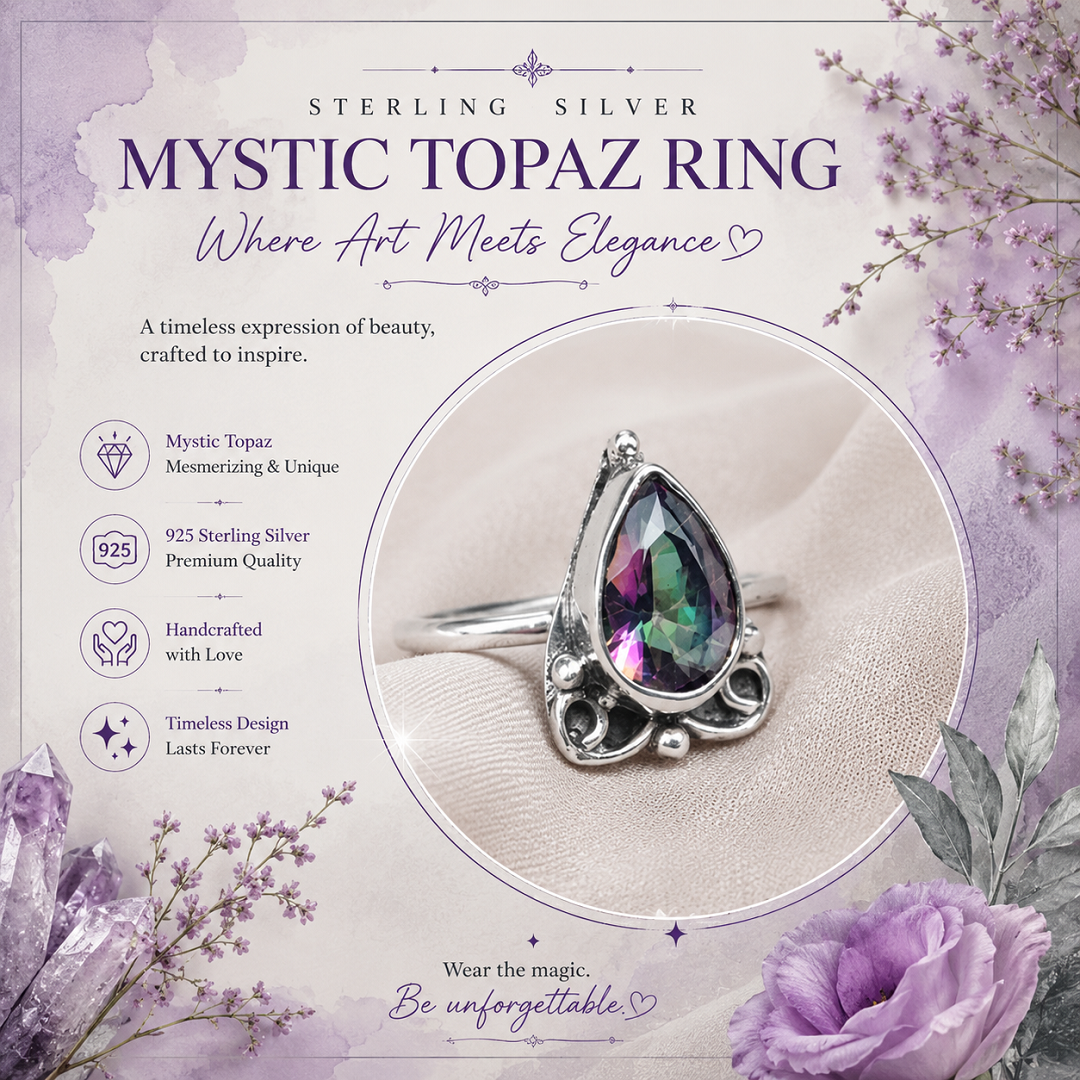 Mystic Topaz Ring: A Gemstone That Captures Every Color of Elegance
