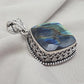 925 Sterling Silver Natural Multi Labradorite Pendant Cushion Shape Flashy Labradorite Handmade Gemstone Jewelry
