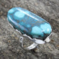 925 SOLID STERLING SILVER NATURAL TURQUOISE GEMSTONES HANDMADE RING, ALL SIZES AVAILABLE