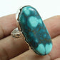 925 SOLID STERLING SILVER NATURAL TURQUOISE GEMSTONES HANDMADE RING, ALL SIZES AVAILABLE