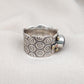 Blue Sapphire Spinner Ring 925 Sterling Silver Meditation Band, Anxiety Relief