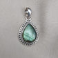 Labradorite Pendant Necklace: 925 Sterling Silver, Rainbow Flash, Boho Jewelry