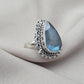 Labradorite Ring 925 Sterling Silver Natural Blue Flash Gemstone Ring Handmade Boho Jewelry