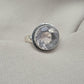 Handmade Crystal Quartz Sterling Silver Ring: April Birthstone Jewelry