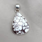 925 Sterling Silver Wild Horse Jasper Pendant Necklace: Teardrop, Boho Healing Crystal
